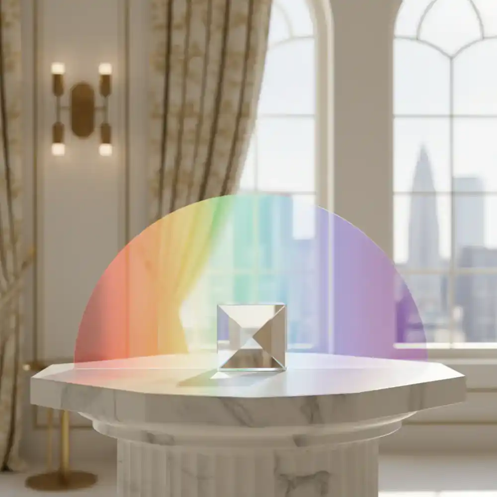 Spectrum of light wavelengths